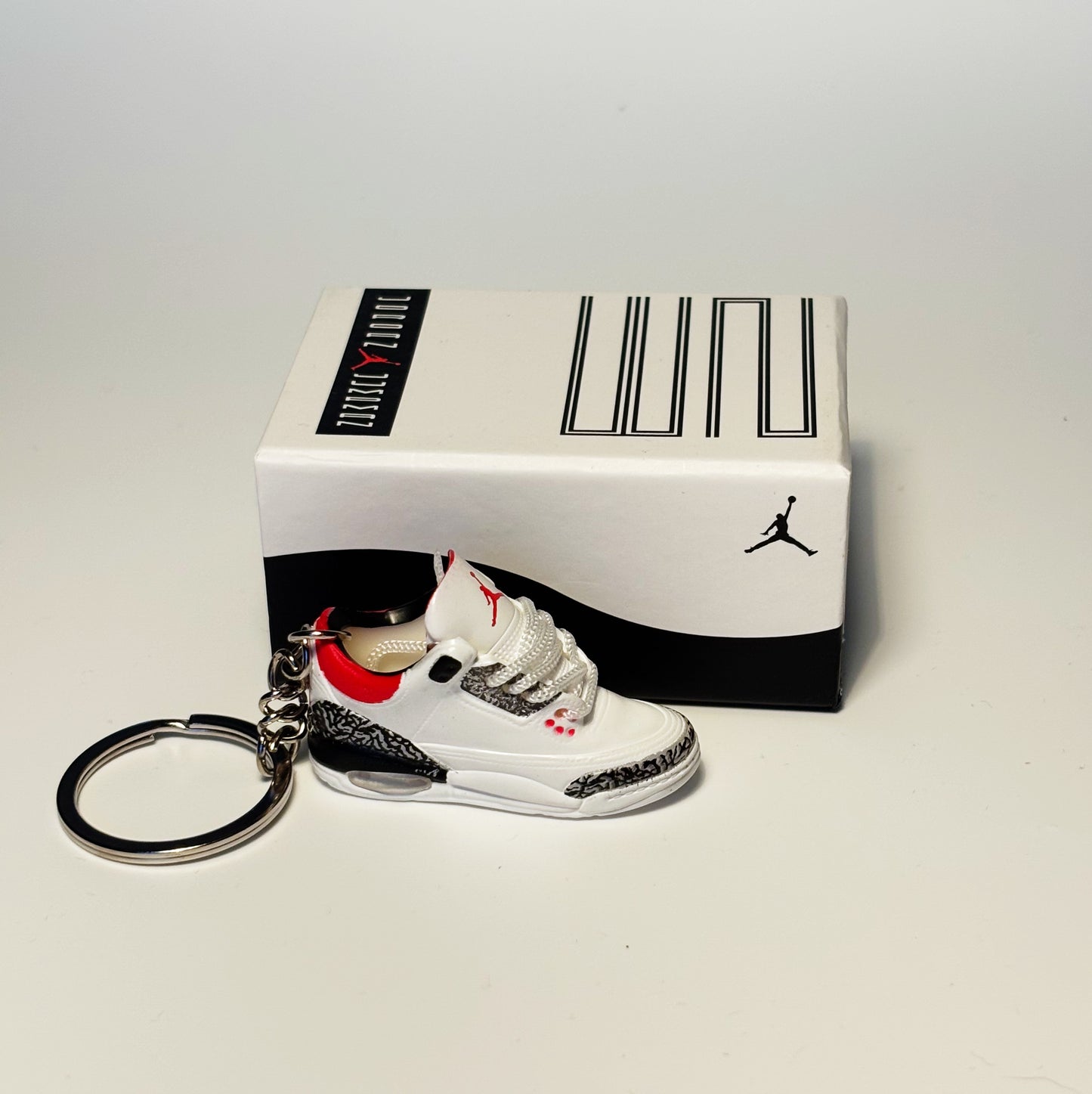 Air Jordan 3 Fire Red Keychain