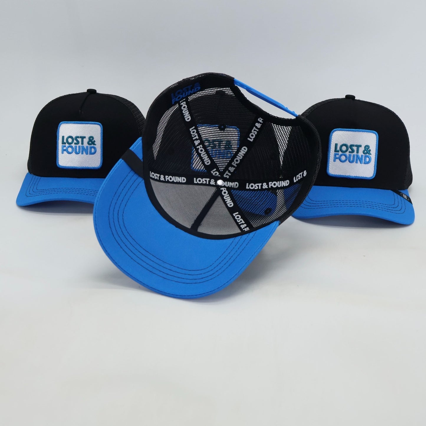Lost & Found Trucker Cap - Black/Blue