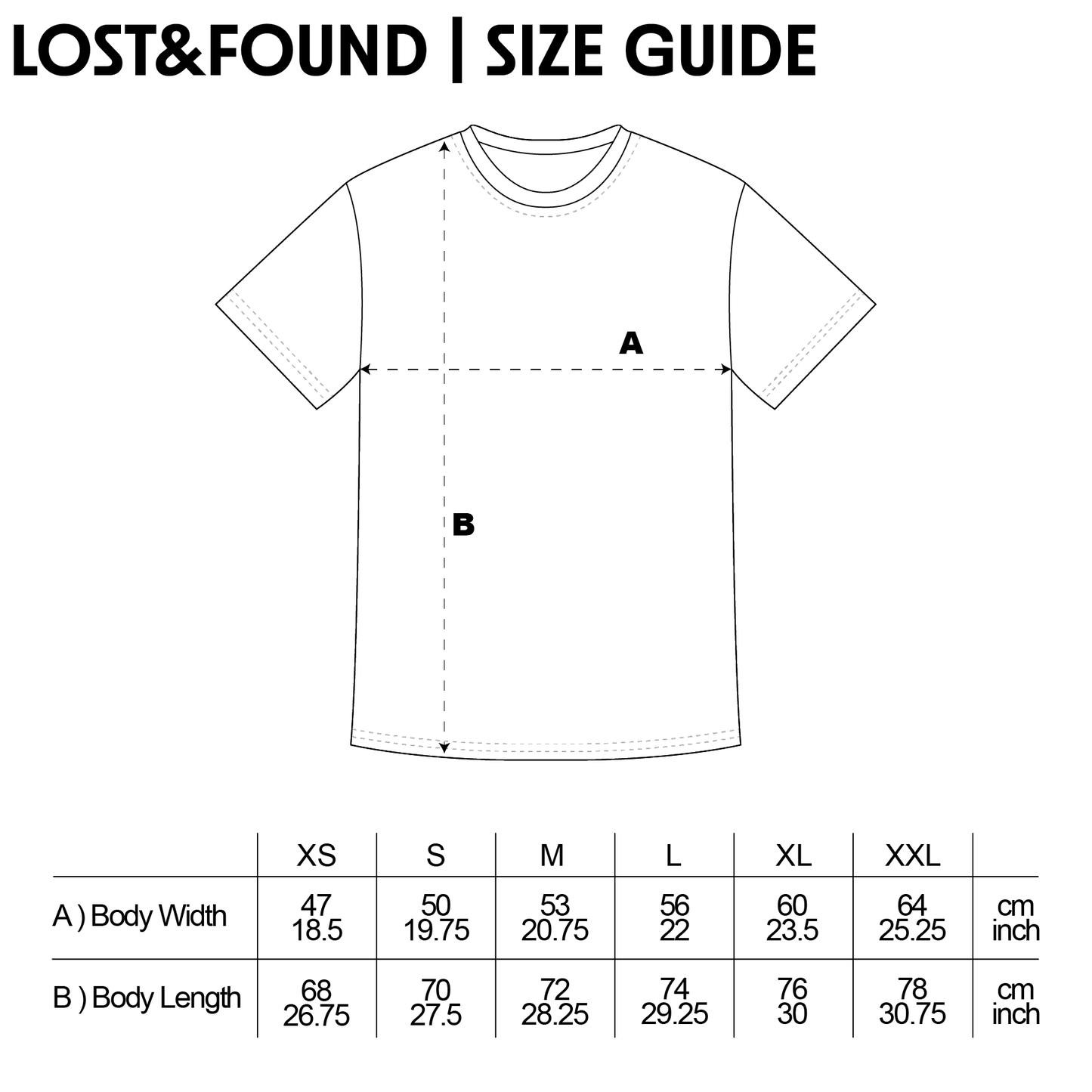 Lost & Found Basics T-Shirt - White