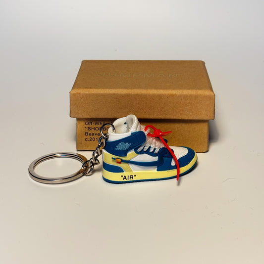 Jordan 1 High UNC Off White Keychain