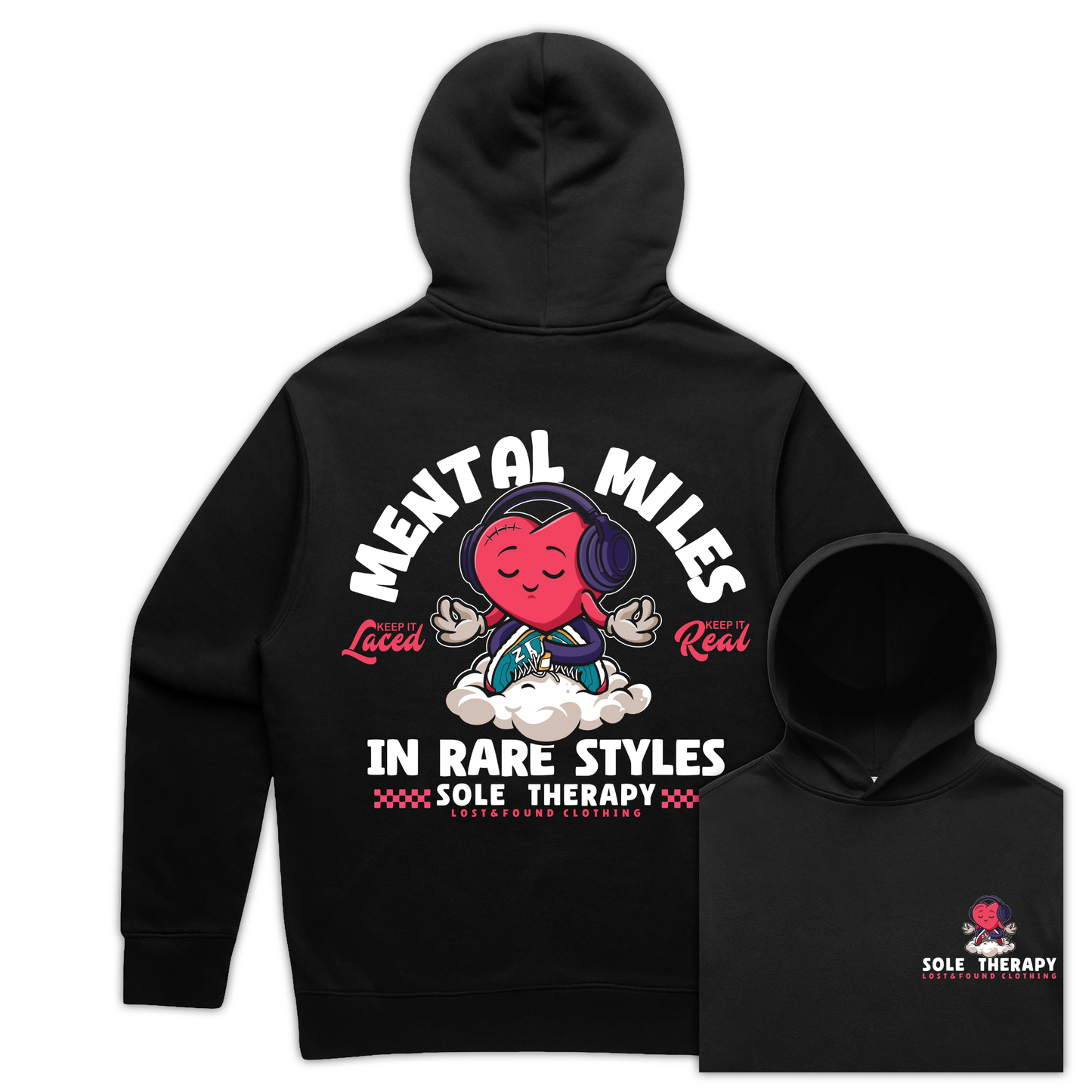 Hearty Hoodie - Black